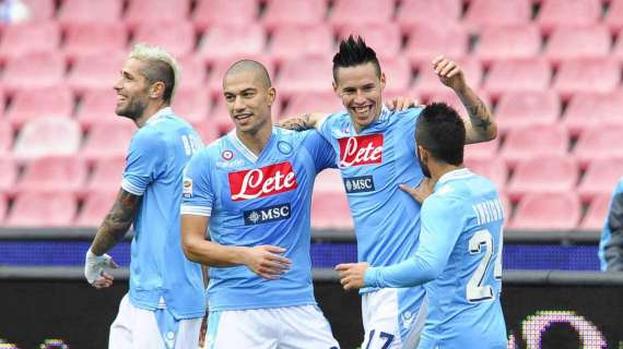 Scommesse - la vittoria del Napoli nell'anticipo col Catania vale 65 euro