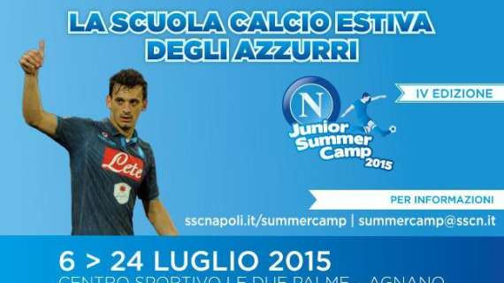 Ssc Napoli, dal 6 luglio partono i Summer Camp per bambini dai 6 ai 14 anni