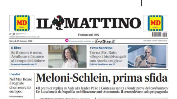 PRIMA PAGINA - Il Mattino: "Dendoncker non basta, sprint Napoli per Perez"