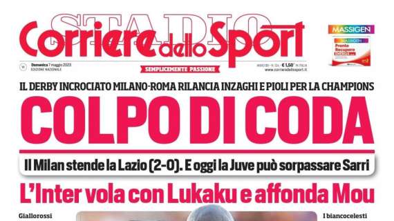 Prima Pagina Corriere Dello Sport “napoli Abbraccia I Campioni”