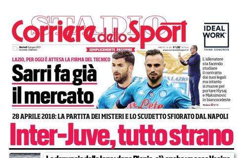 PRIMA PAGINA - CdS Campania: “Inter-Juve, tutto strano”
