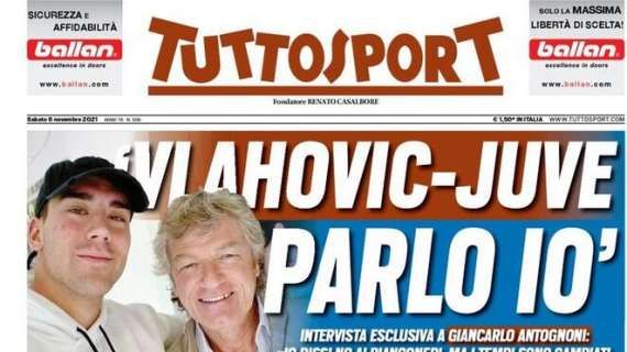 PRIMA PAGINA - Tuttosport - Antognoni: "Vlahovic-Juve, parlo io"