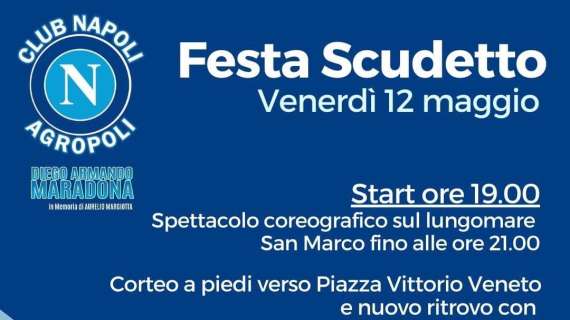 Festa Scudetto in prov. di Salerno: l’evento organizzato dal Club Napoli Agropoli