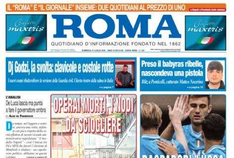 L'apertura de Il Roma: "Raspadori-Lucca, il Napoli vince"