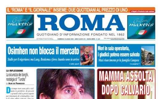 Il Roma in taglio alto: "Osimhen non blocca il mercato"