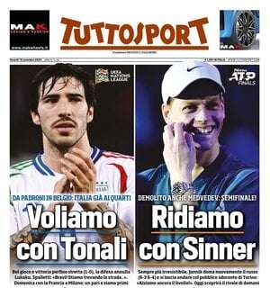 Tuttosport: “L’Italia vola con Tonali”