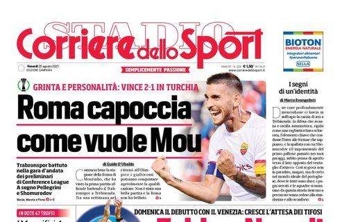 PRIMA PAGINA - Cds Campania: “Febbre Napoli: tutti al Maradona”