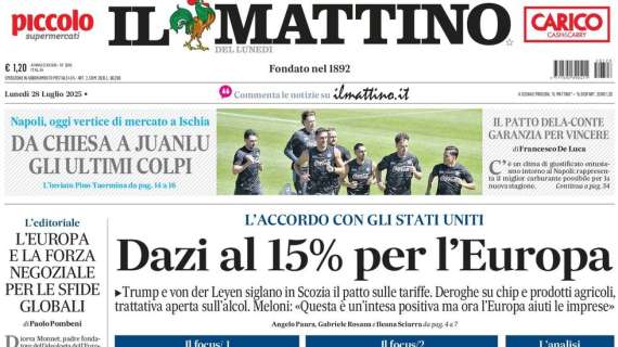 Il Mattino sul calciomercato del Napoli: "Da Chiesa a Juanlu: gli ultimi colpi"