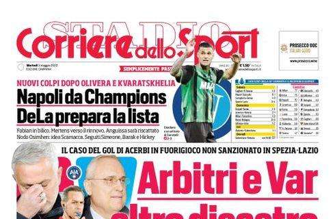 PRIMA PAGINA - CdS Campania: “Napoli da Champions, DeLa prepara la lista”