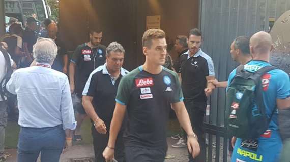 FOTO&VIDEO TN - Il Napoli è allo stadio Briamasco per la sfida al Chievo: ecco l'arrivo degli azzurri