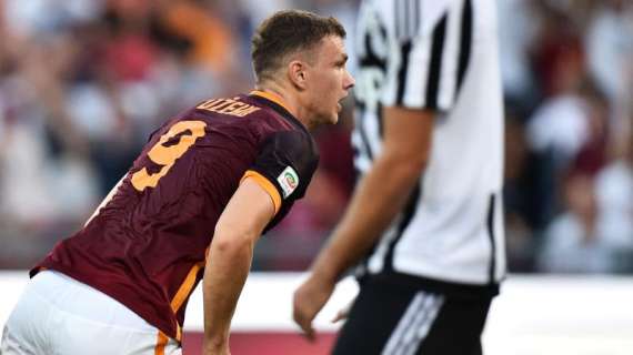 Roma, infortunio per Dzeko: l'attaccante dovrà svolgere degli accertamenti in Bosnia