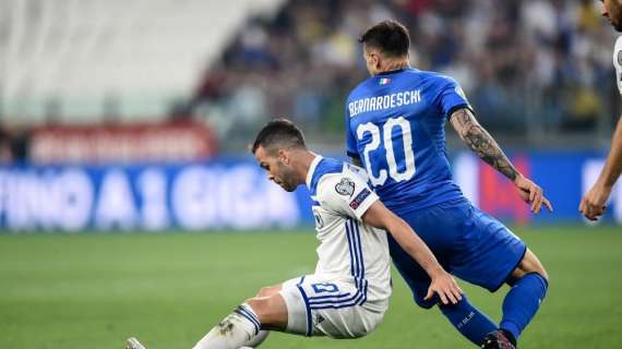 Italia sotto all'intervallo con la Bosnia: Dzeko punisce gli azzurri