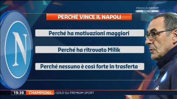GRAFICO - Tre motivi per far vincere il Napoli, altri tre per la Juve: la proposta di Premium