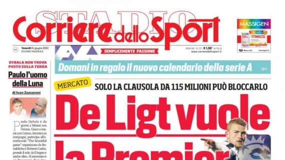 PRIMA PAGINA - Corriere dello Sport: “Napoli, Kalidou è unico”