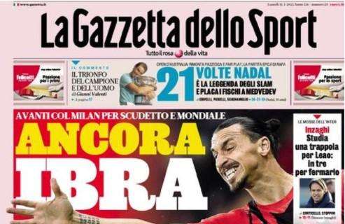 PRIMA PAGINA - Gazzetta: "Juve fino alla fine"