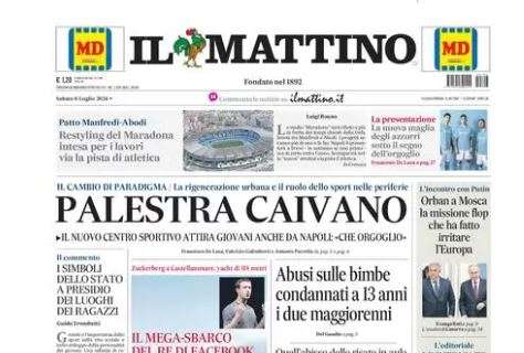 Il Mattino: "La nuova maglia sotto il segno dell'orgoglio"