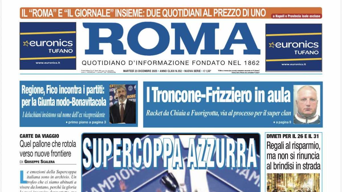 Il Roma: "Supercoppa Azzurra"