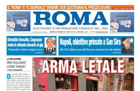 Il Roma: "Napoli, obiettivo primato a San Siro. Conte vuole conservare la vetta"