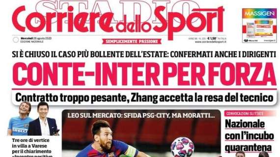 PRIMA PAGINA - CdS e le parole di ADL: "Girano avvoltoi sul mio Napoli"