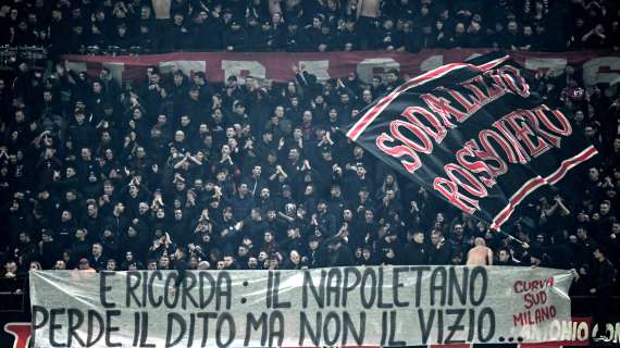 UFFICIALE - Milan sanzionato: multa per i cori discriminatori contro Napoli