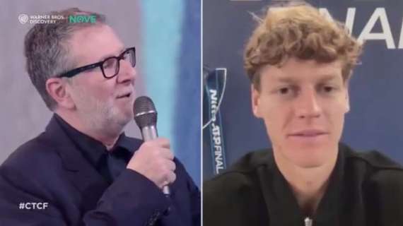 "Sai che sei la statuina più presente a Napoli?". Fazio, siparietto con Sinner: "Non vedevo l'ora..."