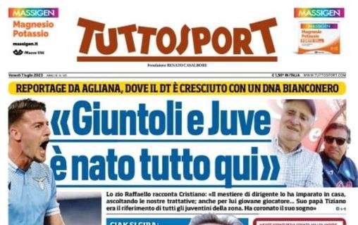 PRIMA PAGINA – Tuttosport apre con Giuntoli: reportage da dove è cresciuto “con dna bianconero”