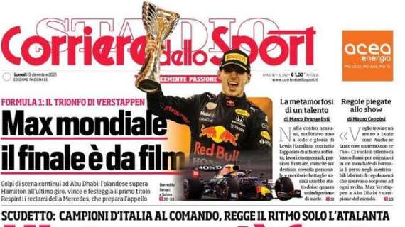 PRIMA PAGINA - CdS: "L'Inter va più forte. Inciampa il Napoli"