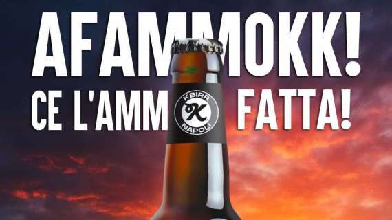 "Afammokk", nasce la birra speciale per il Napoli Campione d'Italia