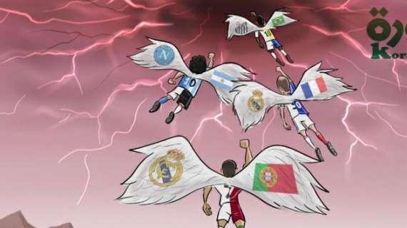 FOTO - Ancora critiche per Messi: Maradona vola con Pelé, Zidane e Cristiano, Pulga a terra