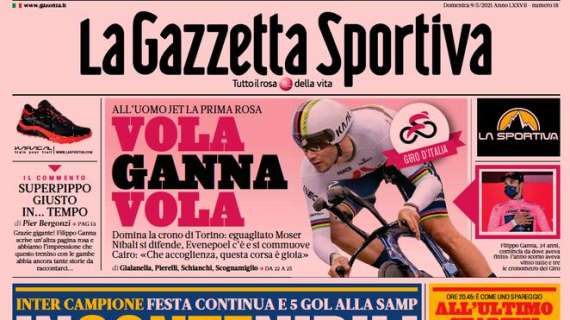 PRIMA PAGINA - Gazzetta: "InContenibili! Osimhen da urlo, sorpasso Napoli!"