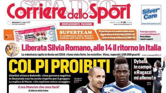 PRIMA PAGINA - CdS: "Protocollo, oggi il via libera agli allenamenti collettivi"