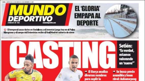 PRIMA PAGINA - Mundo Deportivo svela il casting del Barça per la punta, c'è Llorente