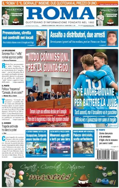 L'apertura de Il Roma: "C'è anche Giovane per battere la Juve"