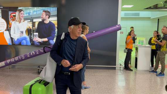 Roma, inizia l'avventura di Gasperini: il tecnico è arrivato in città