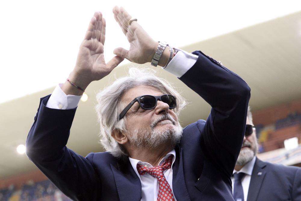 Samp, Ferrero: "Vi siete fatti scappare Quagliarella, io me lo tengo. Volevo Sarri prima del Napoli. Strinic? Brutto episodio..."