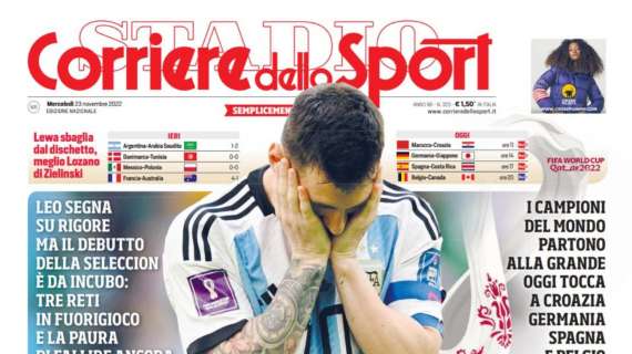 PRIMA PAGINA - Corriere dello Sport: "Fango argentino"
