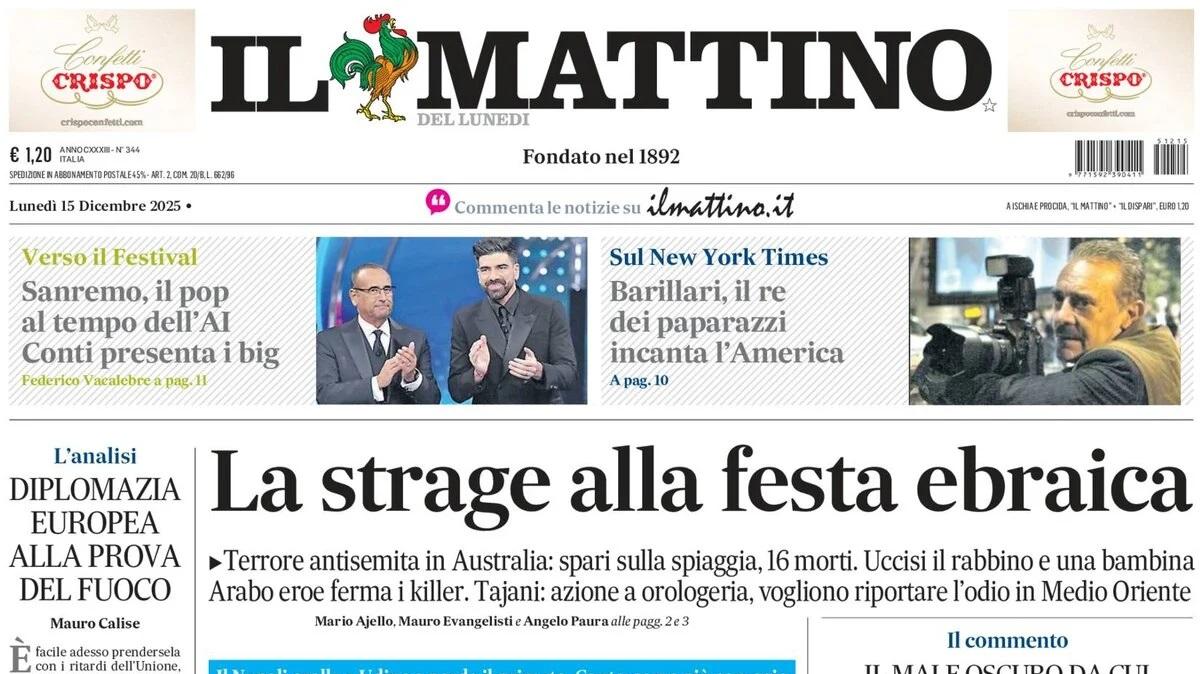 Il Mattino: "Napoli dove sei finito?"