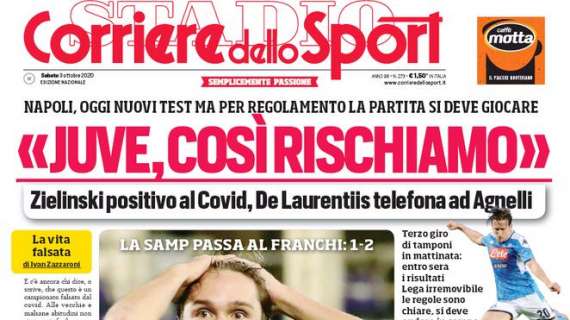 PRIMA PAGINA - CdS e la telefonata di ADL ad Agnelli: "Così rischiamo!"