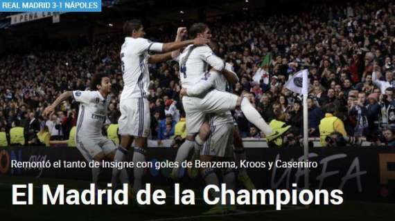 FOTO - Marca esalta il Real: "Madrid formato Champions"