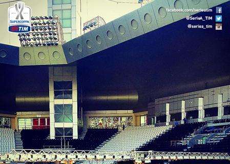 FOTO - Uno sguardo all'interno dello stadio di Doha che ospiterà la Supercoppa