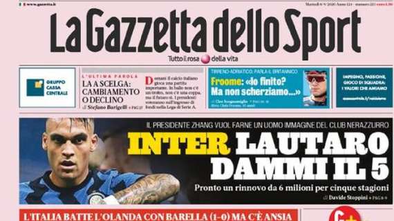 PRIMA PAGINA - Gazzetta: "Paura Zaniolo, si teme una nuova rottura del crociato"