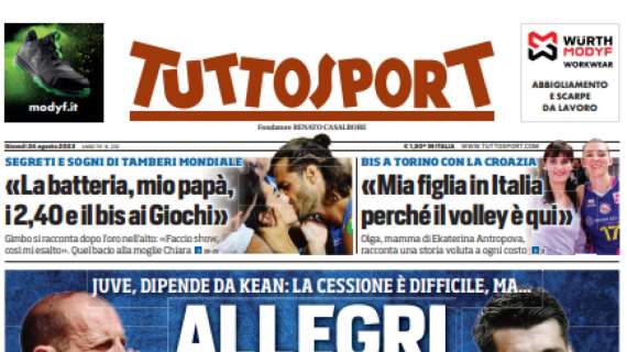 PRIMA PAGINA – Tuttosport: “Allegri chiama Morata”