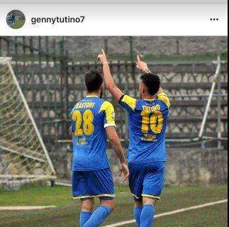 FOTO - Primo gol in Lega Pro con la Carrarese, Tutino esulta: "Finalmente!"