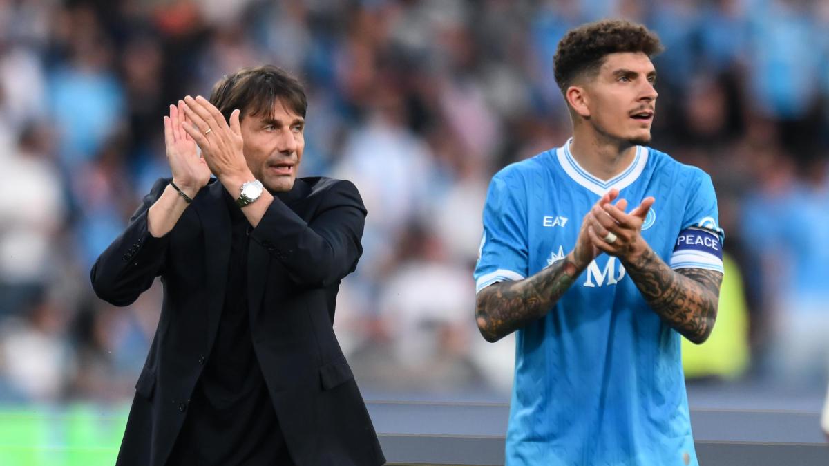 Di Lorenzo sui social: "Grazie Conte, due anni importanti! Annata ci ha messo a dura prova"