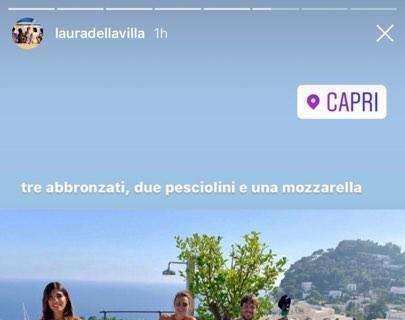 FOTO - Insigne e Verdi in vacanza insieme a Capri: lo scatto in piscina