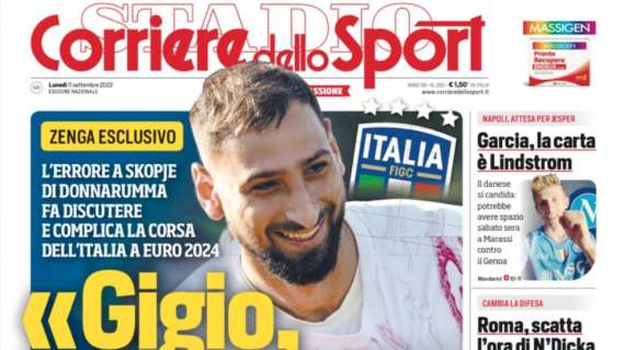 NOTIZIA DI APERTURA – Corriere dello Sport: “Garcia, la scelta è Lindstrom”