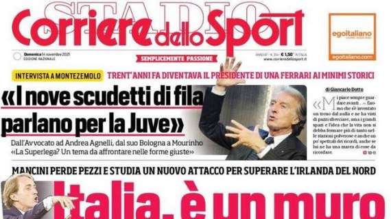 PRIMA PAGINA - CdS sull'Irlanda del Nord: "Italia, è un muro"