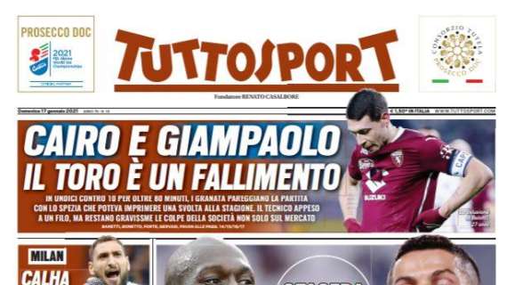 PRIMA PAGINA - Tuttosport: "Napoli: Ruiz positivo al Covid, slitta il match?"