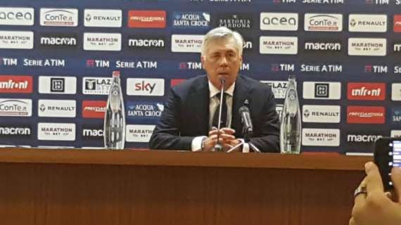 Ancelotti in conferenza: "Prova migliore non si poteva, meritavamo di vincere. Tante occasioni, Roma costretta a difendere. Su Milik..."