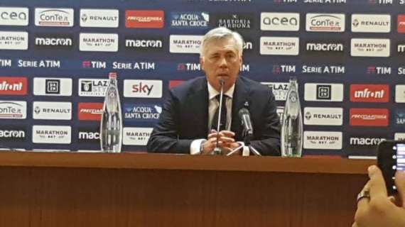 Ancelotti in conferenza: "Siamo dispiaciuti, ma il calcio è semplice: due disattenzioni dietro e poi poco brillanti davanti contro un Milan chiuso. Allan? S'è allenato poco..."